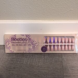 Beetles Gel On Nail Art Tips - Pink